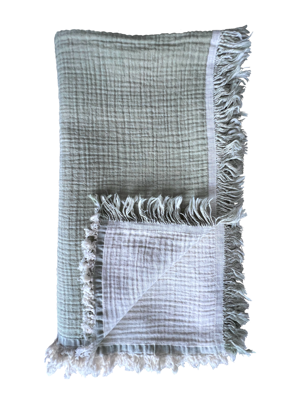 ANDREA SAGE Cotton Muslin Throw