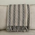 ARI fringed cotton throw