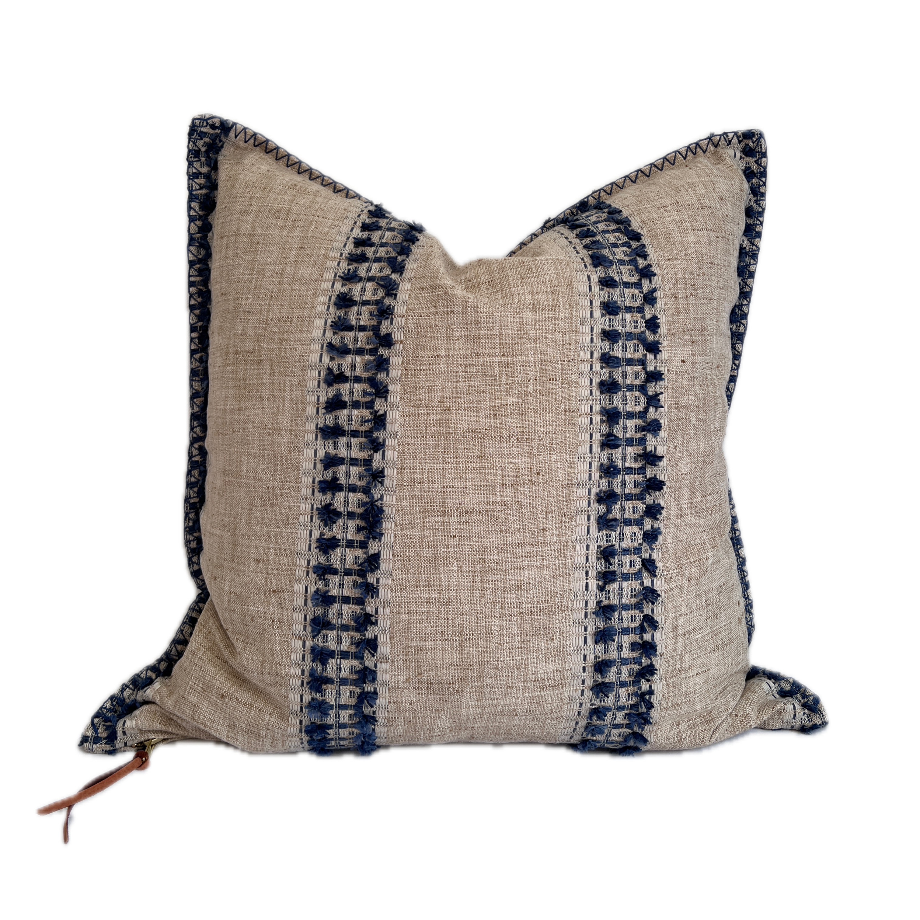 VOLTERRA - INDIGO Fodera per cuscino decorativo