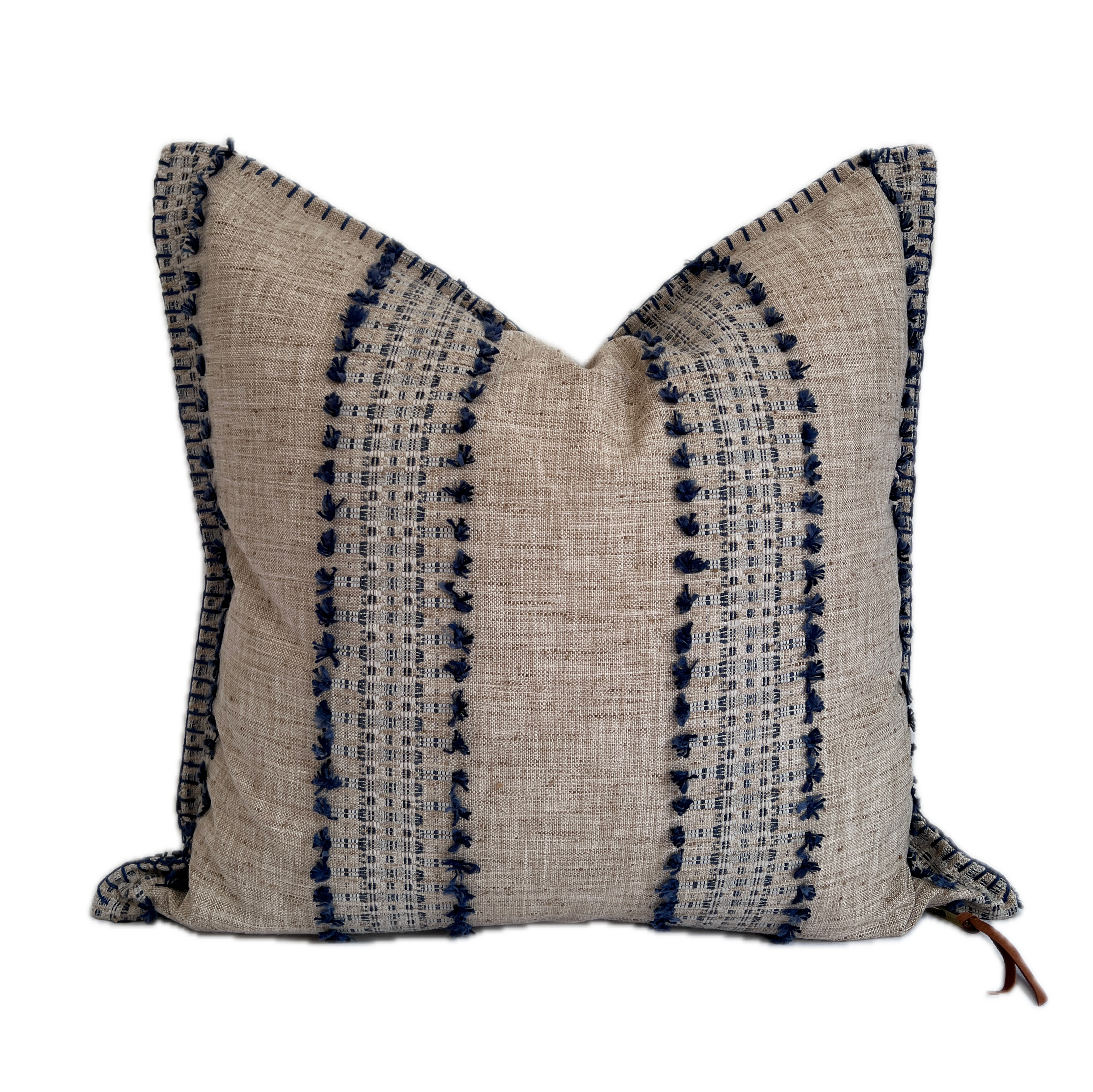 VOLTERRA - INDIGO Fodera per cuscino decorativo