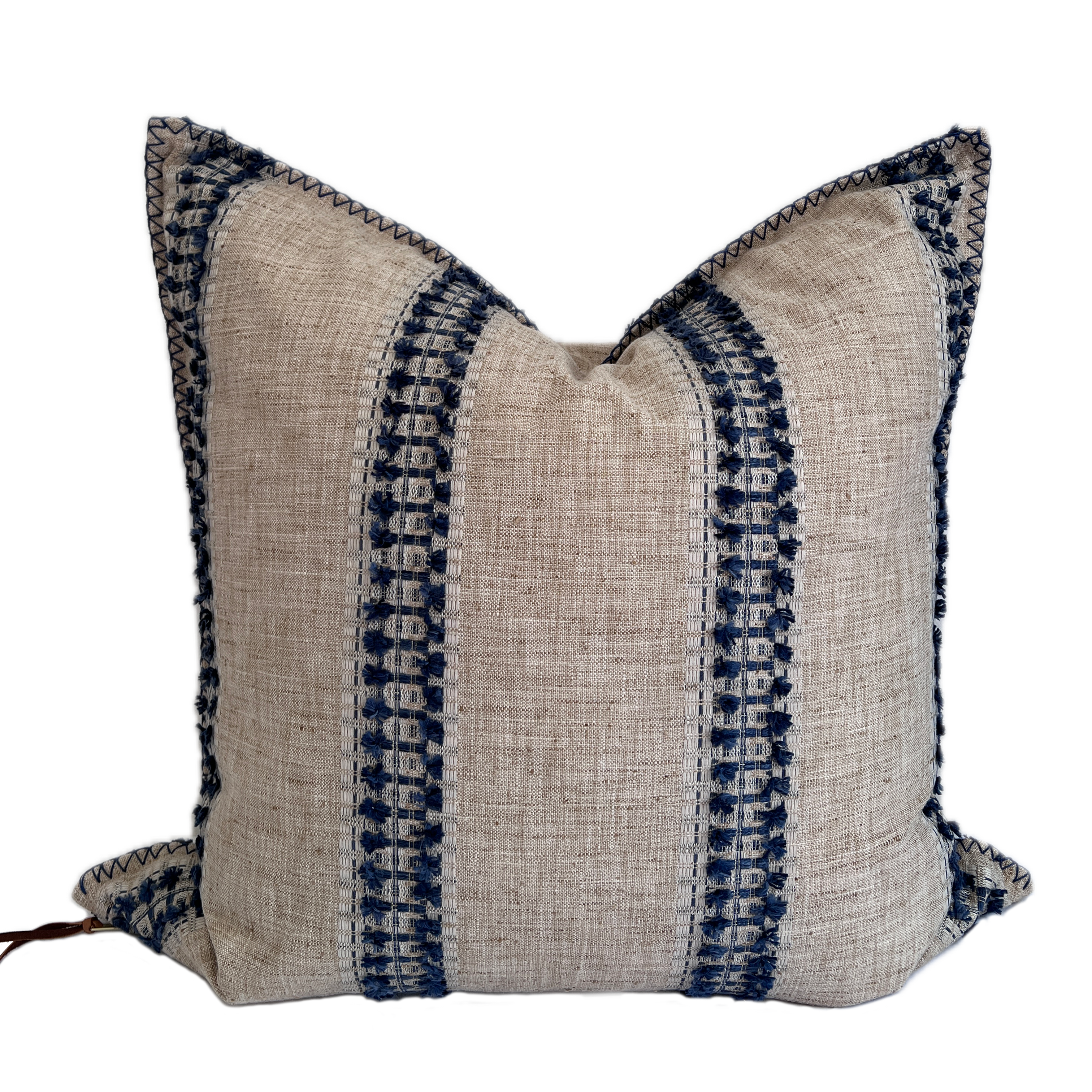 VOLTERRA - INDIGO Fodera per cuscino decorativo