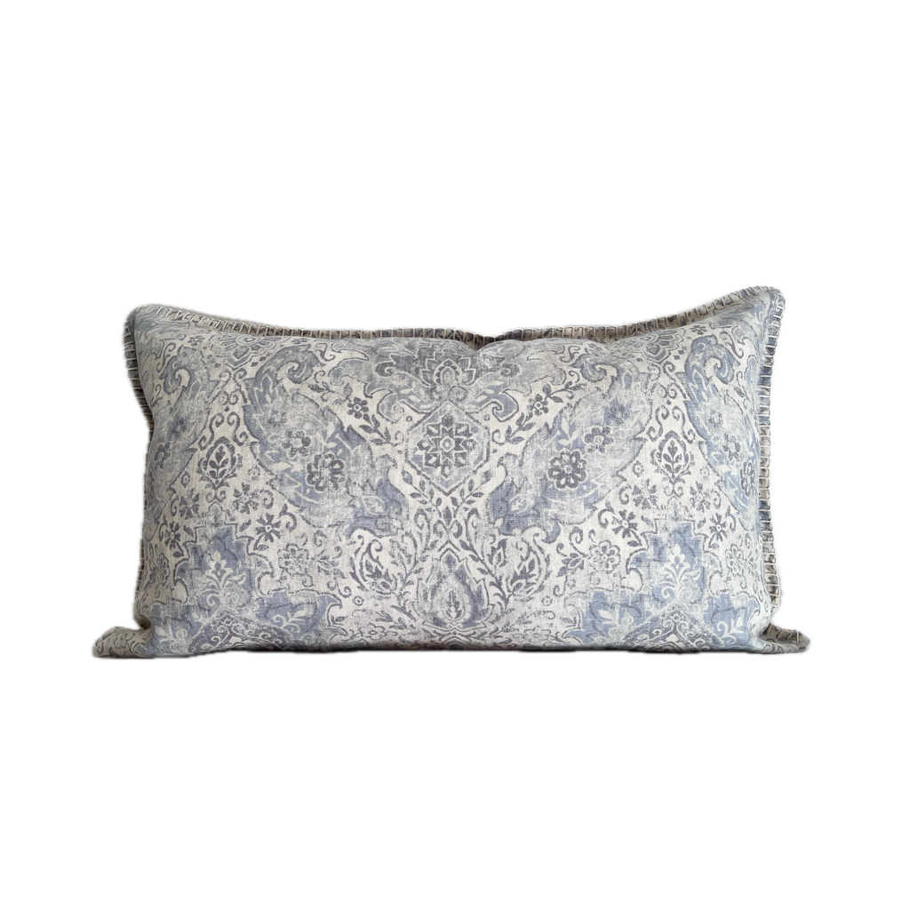 DANI printed linen pillow cover