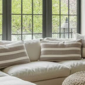 LILY washed linen pillow cover