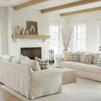 MORGAN IVORY Washed Linen Pillow Cover