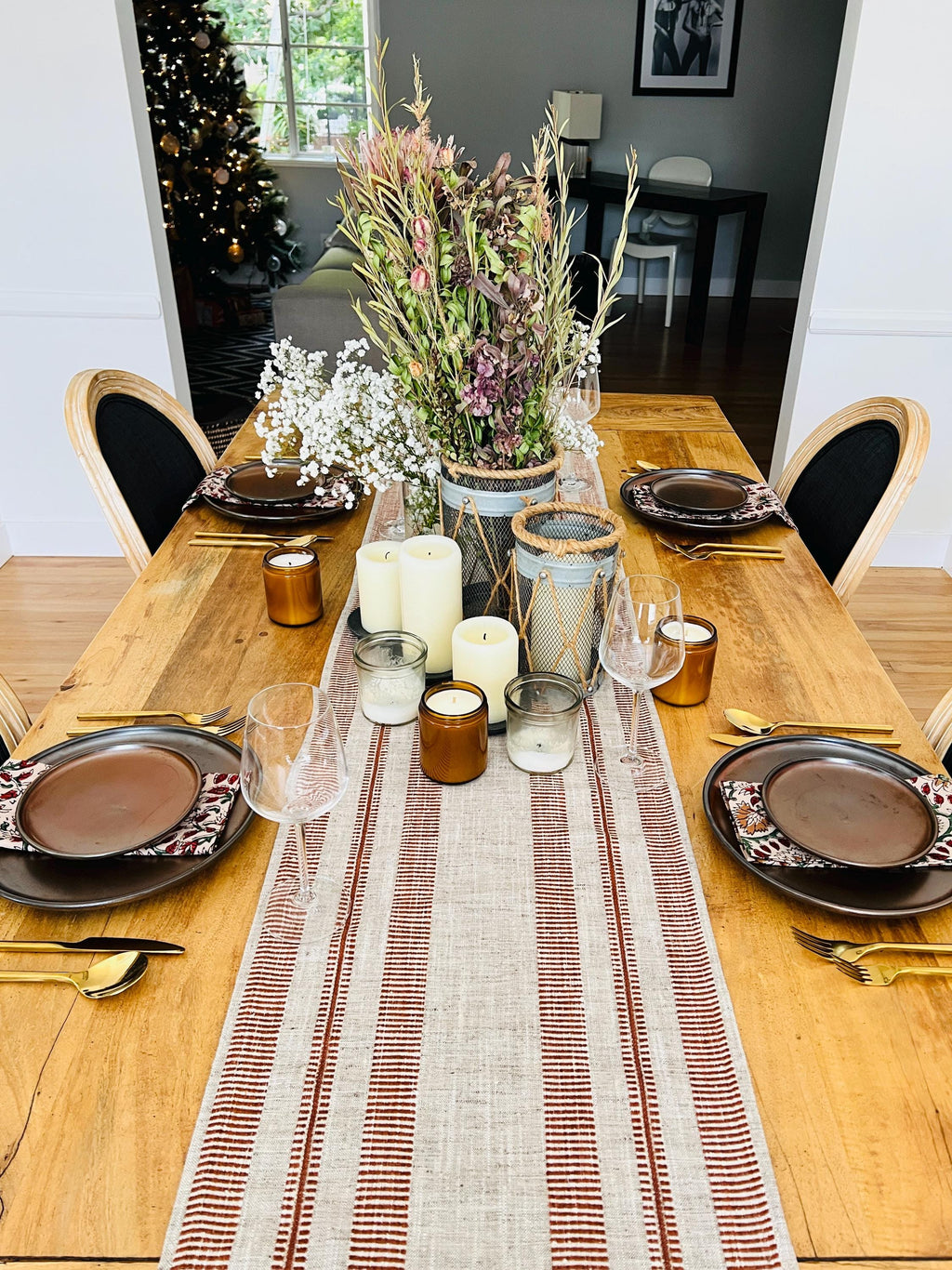 SARAH TERRACOTTA Table Runner