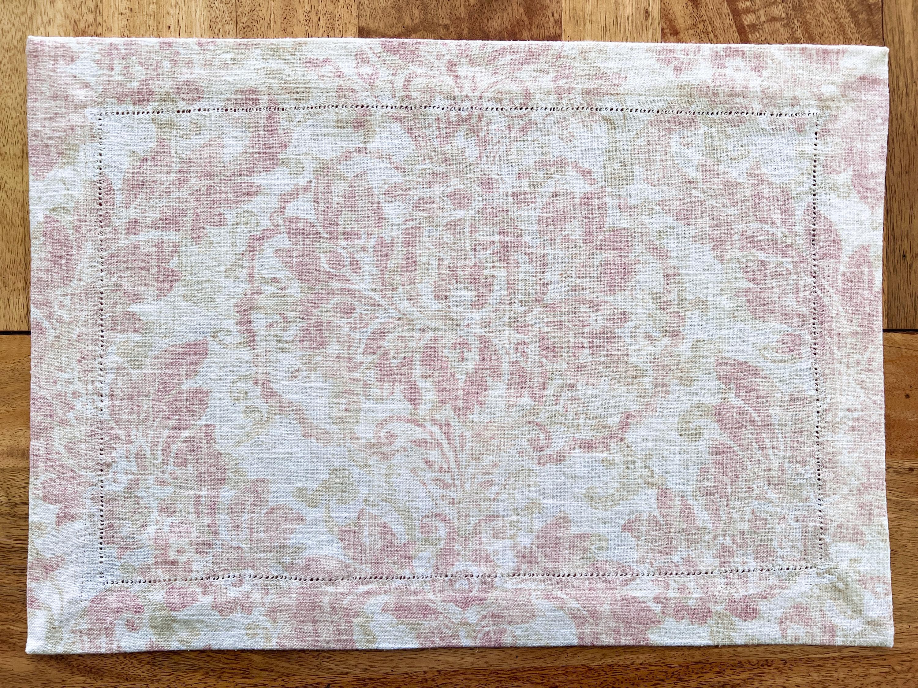 SONYA Set di tovagliette in lino stampato