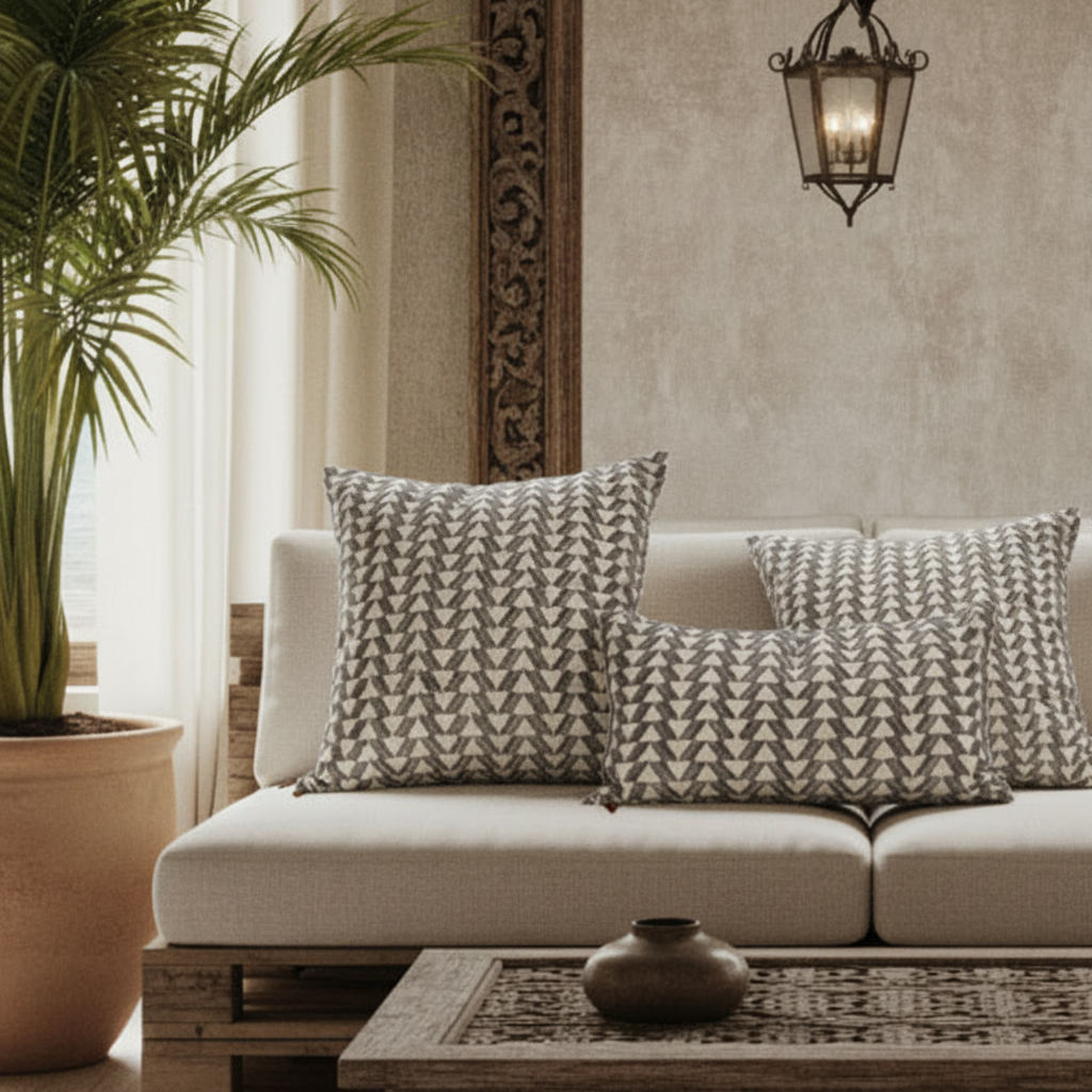 Living Room - Aimee Pewter with Natural Shadows