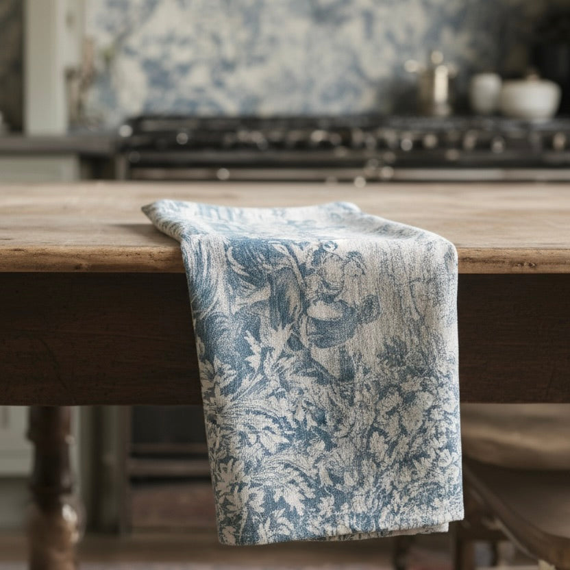 TINA AQUA Cotton Kitchen Towel